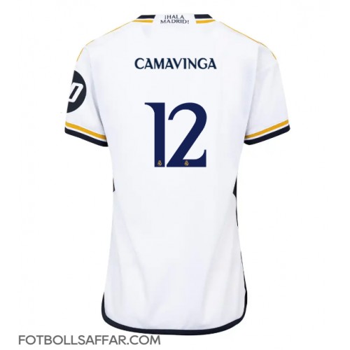 Real Madrid Eduardo Camavinga #12 Hemmatröja Dam 2023-24 Kortärmad